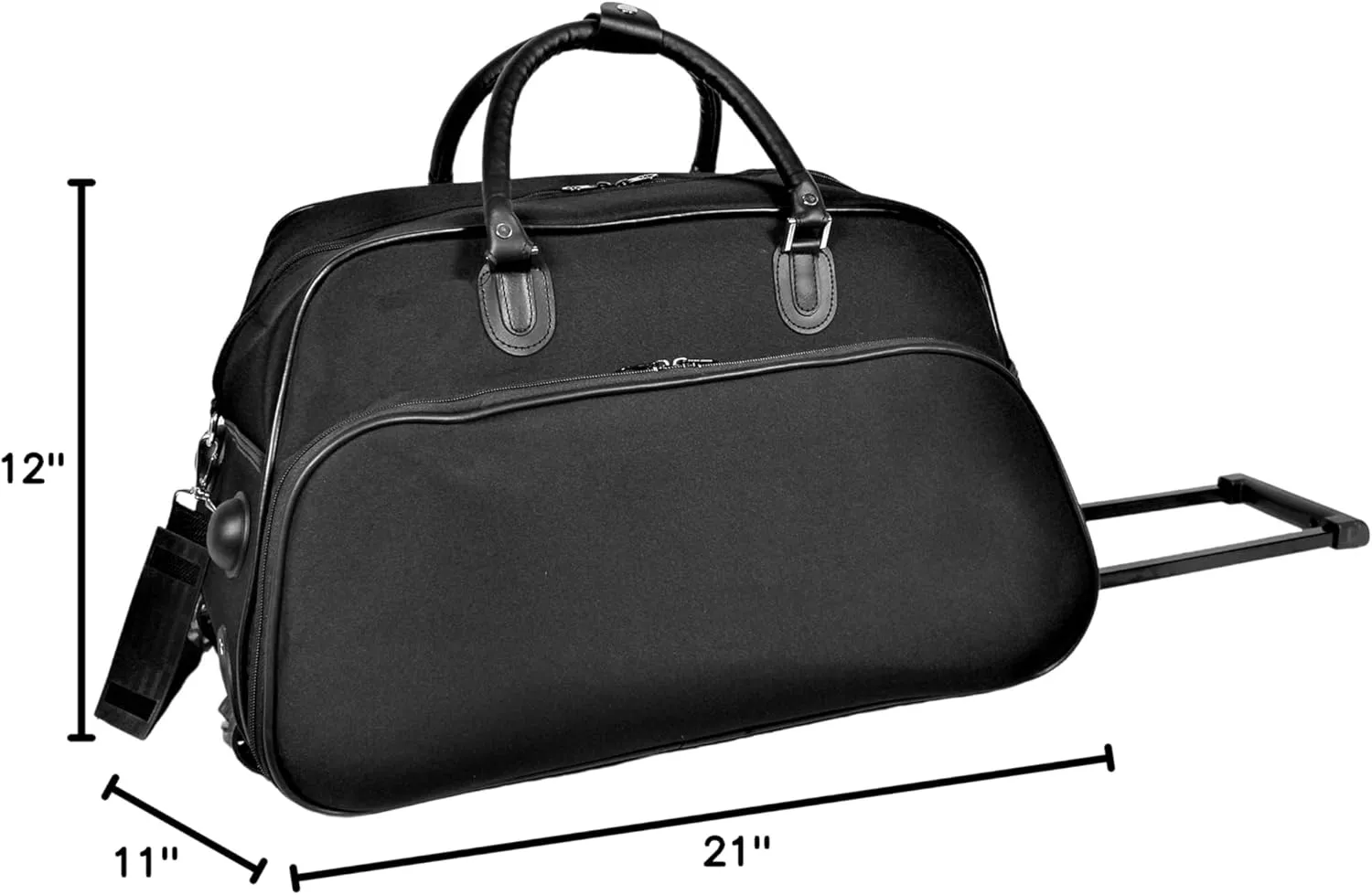 World Traveler 21-inch Carry-on Rolling Duffel Bag