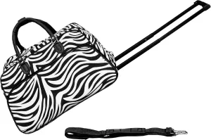 World Traveler Animal Prints 21-inch Carry-on Rolling Duffel Bag
