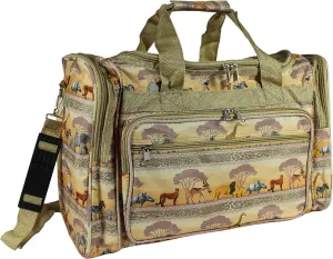 World Traveler Classic Prints 19-inch Duffel Bag, Safari