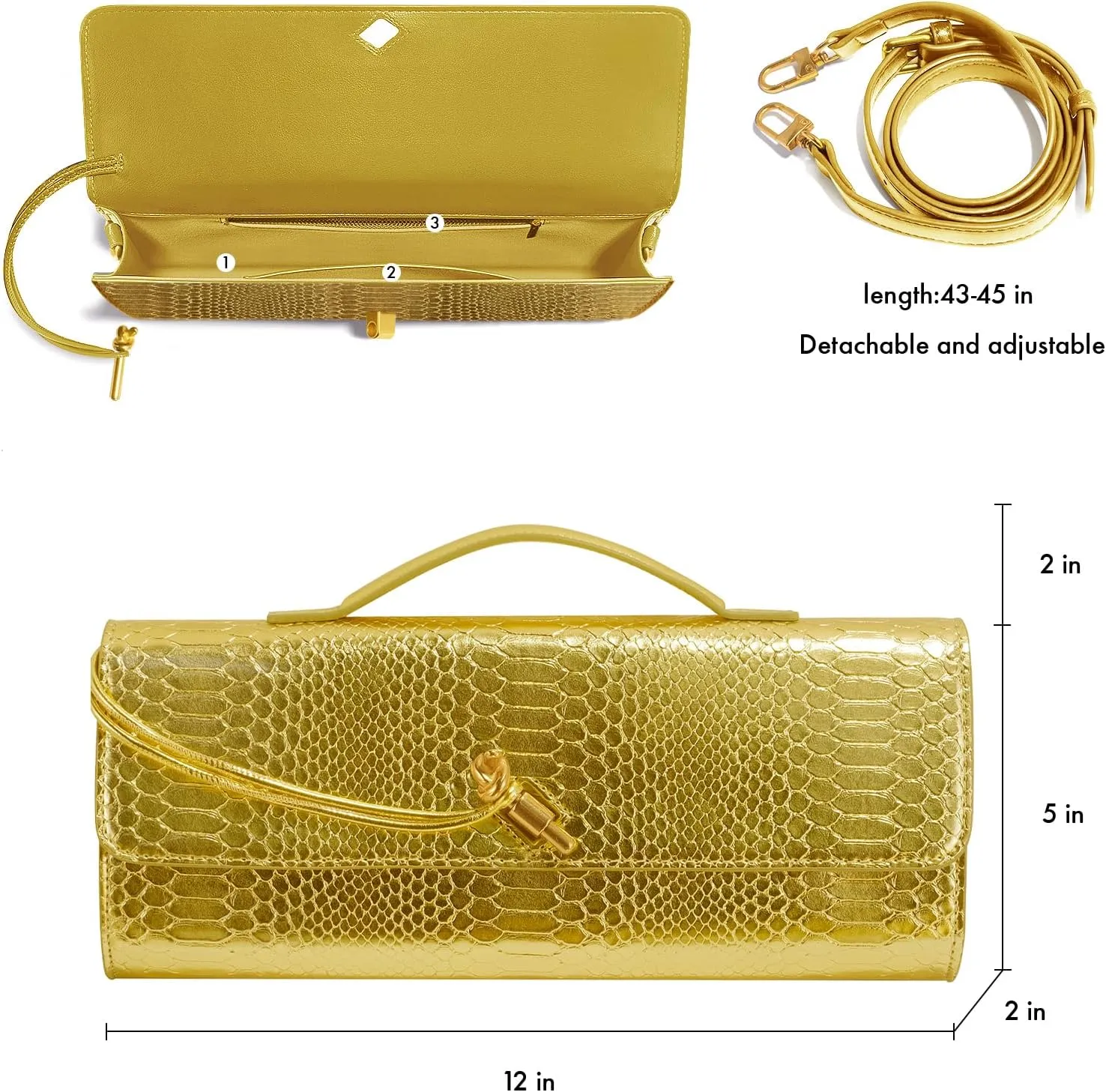 Woven Clutch Purses for Women, Leather Evening Bag Shoulder Handbag Formal Satchel Crossbody Purse Party Bag