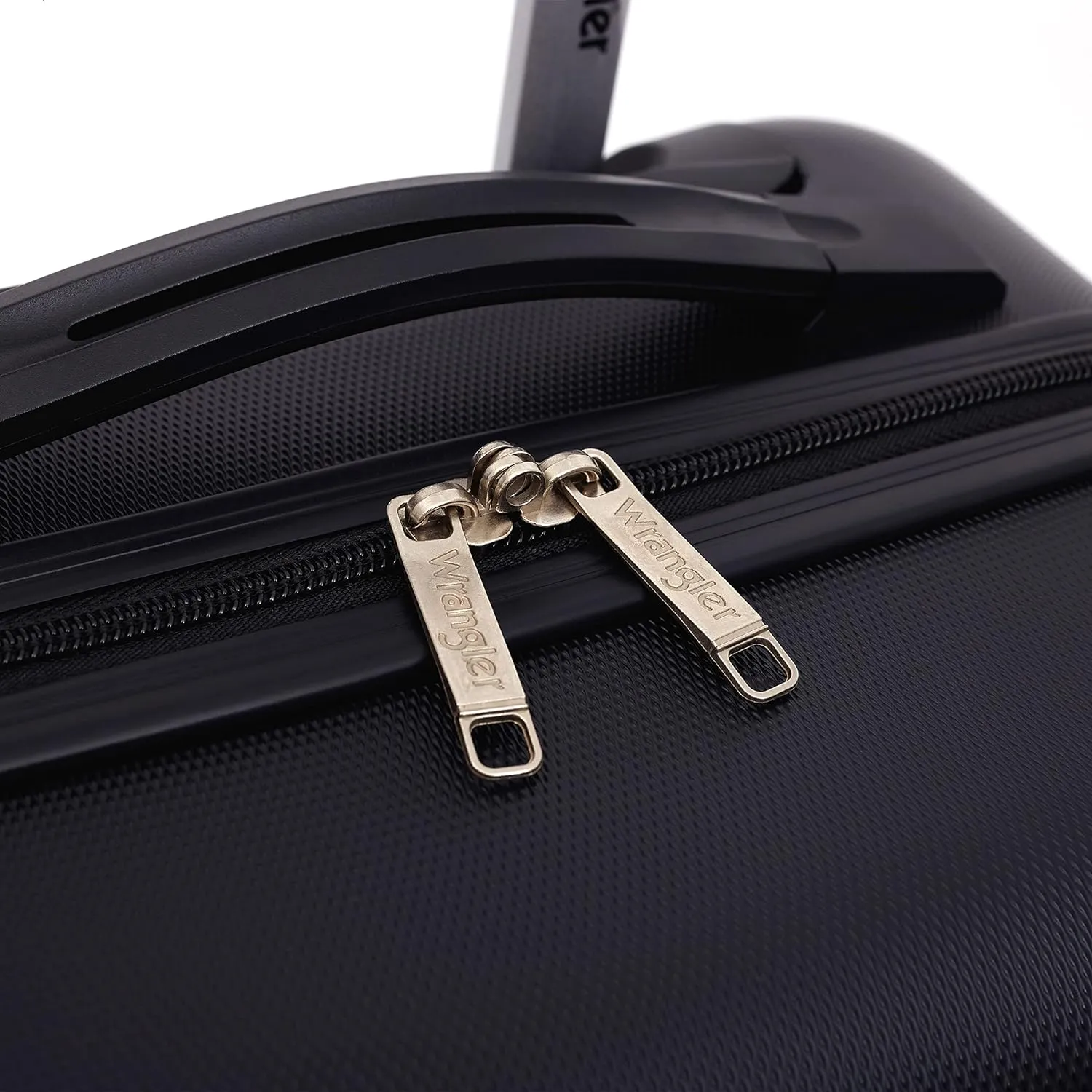 Wrangler Hardside Spinner Carry-On Luggage, Black, 20-Inch