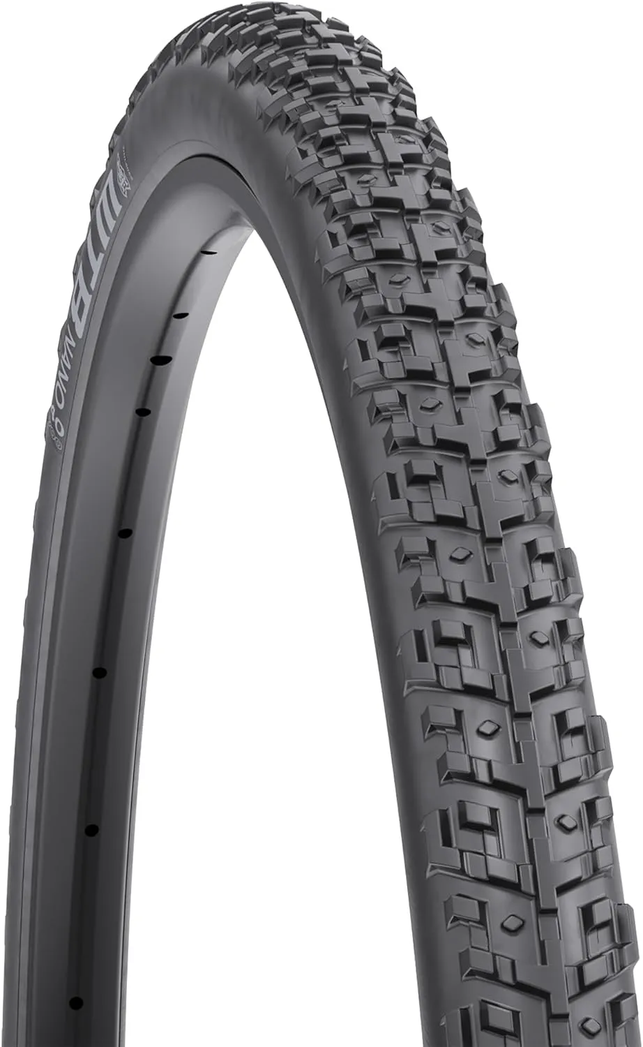 WTB Nano 700 x 40 Gravel & Cyclocross Bike Tire, Wire Bead, Lightweight Fast Rolling, 30tpi, Black Sidewall, DNA Compound, Built fot Hardpack, Dirt, and Gravel Conditions
