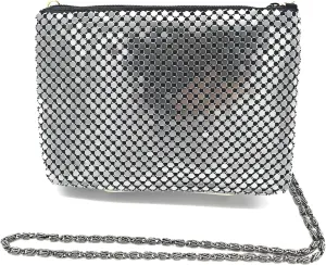 XX-Small Crossbody Clutch Evening Bags for Women Vintage Mesh Purse for Cocktail Party Prom Wedding Banquet