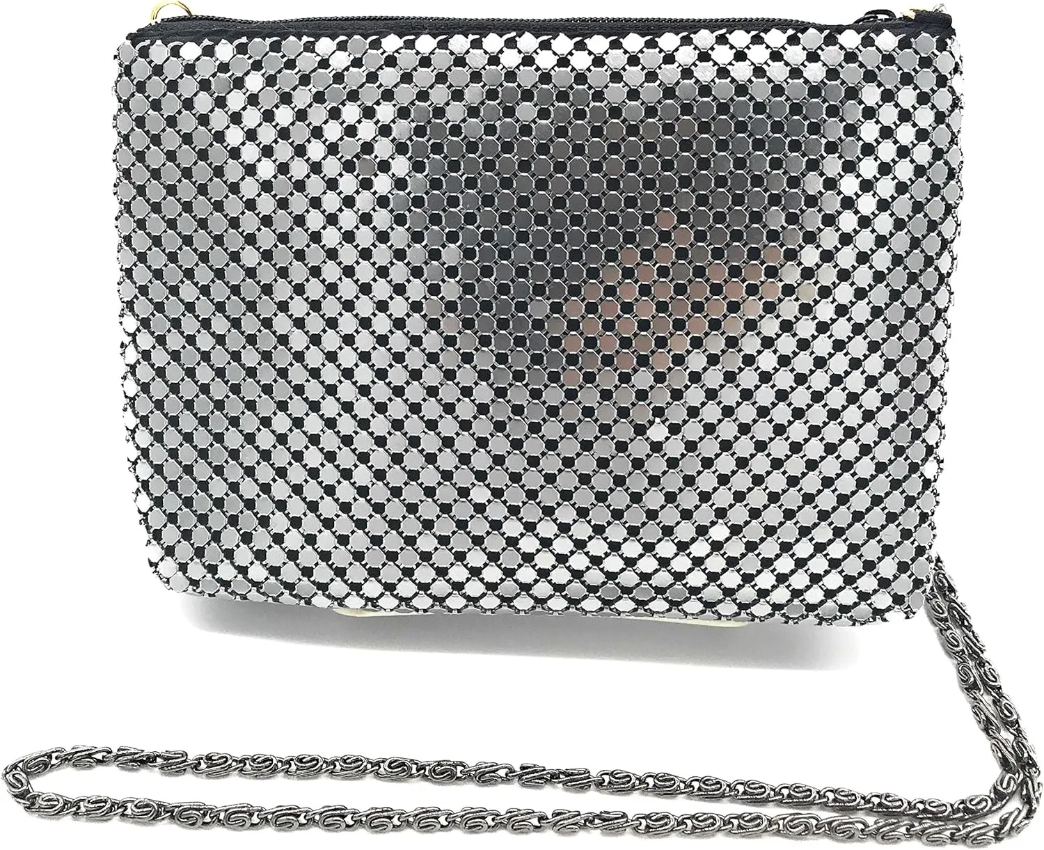 XX-Small Crossbody Clutch Evening Bags for Women Vintage Mesh Purse for Cocktail Party Prom Wedding Banquet
