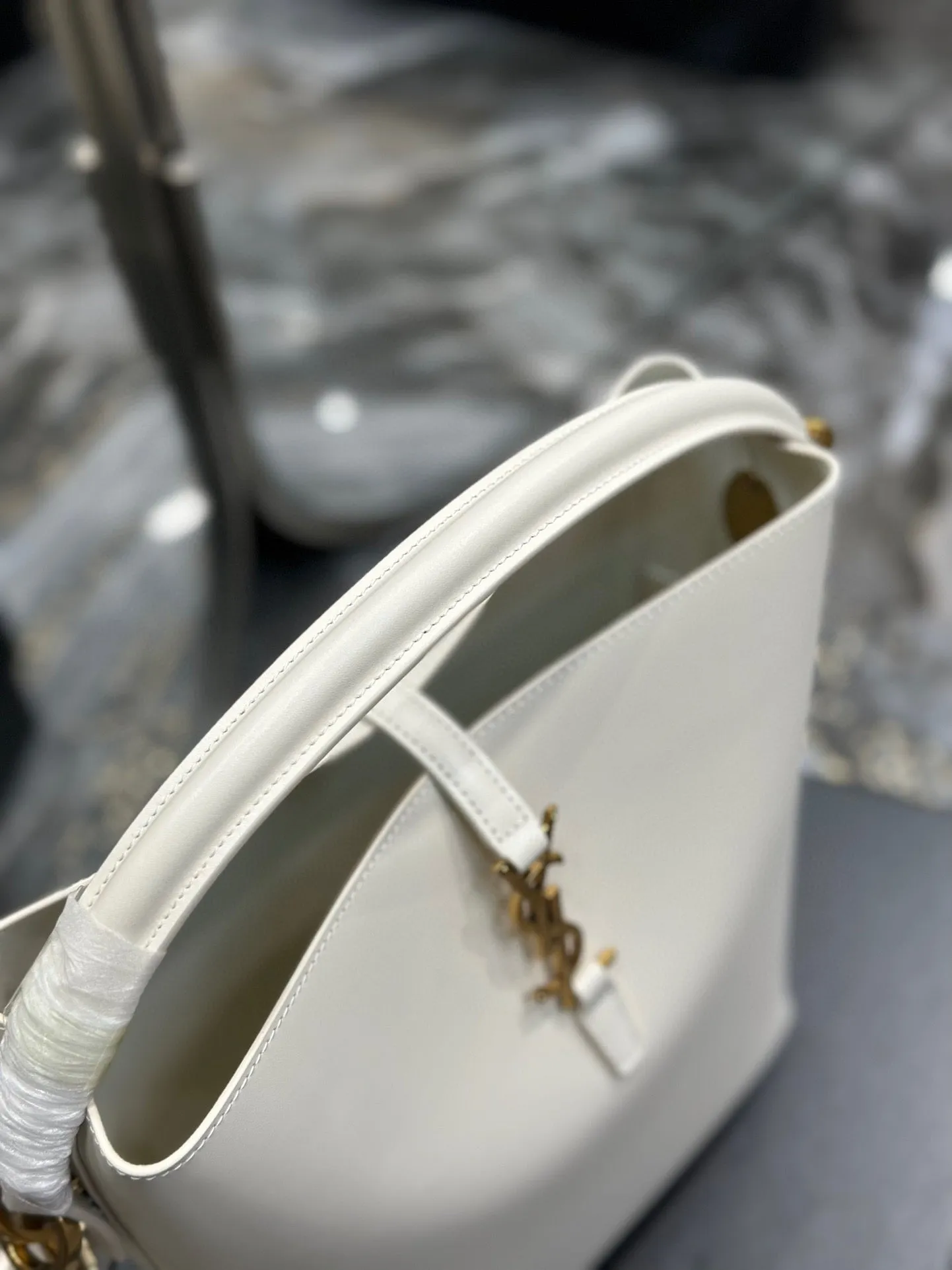 Y Bucket Bag in Original Italian Calfskin