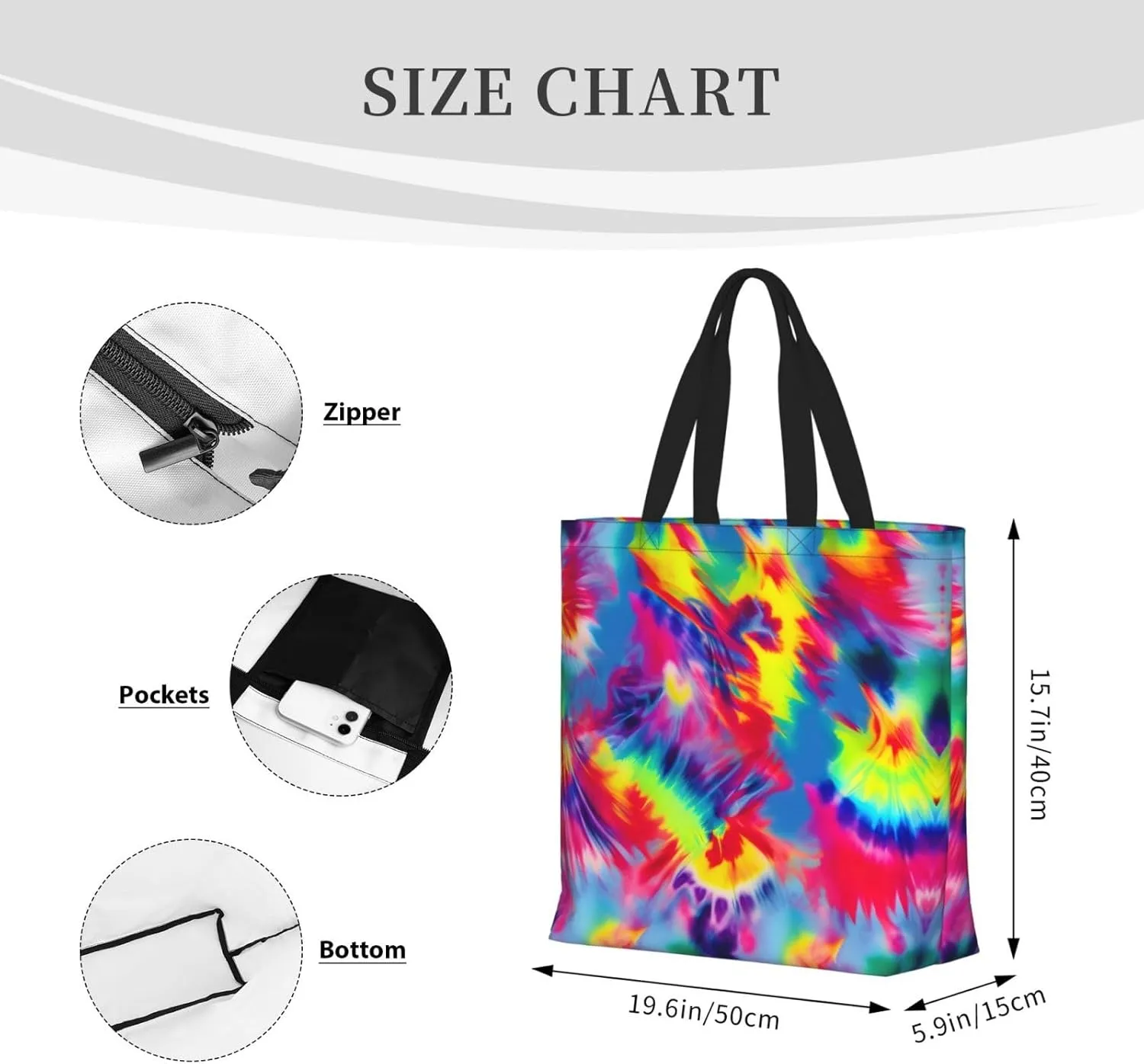 Yellow And Blue Stripes Print Tote Bag Casual Shoulder Bag Handbag Reusable Shopping Travel Bag Gifts For Women