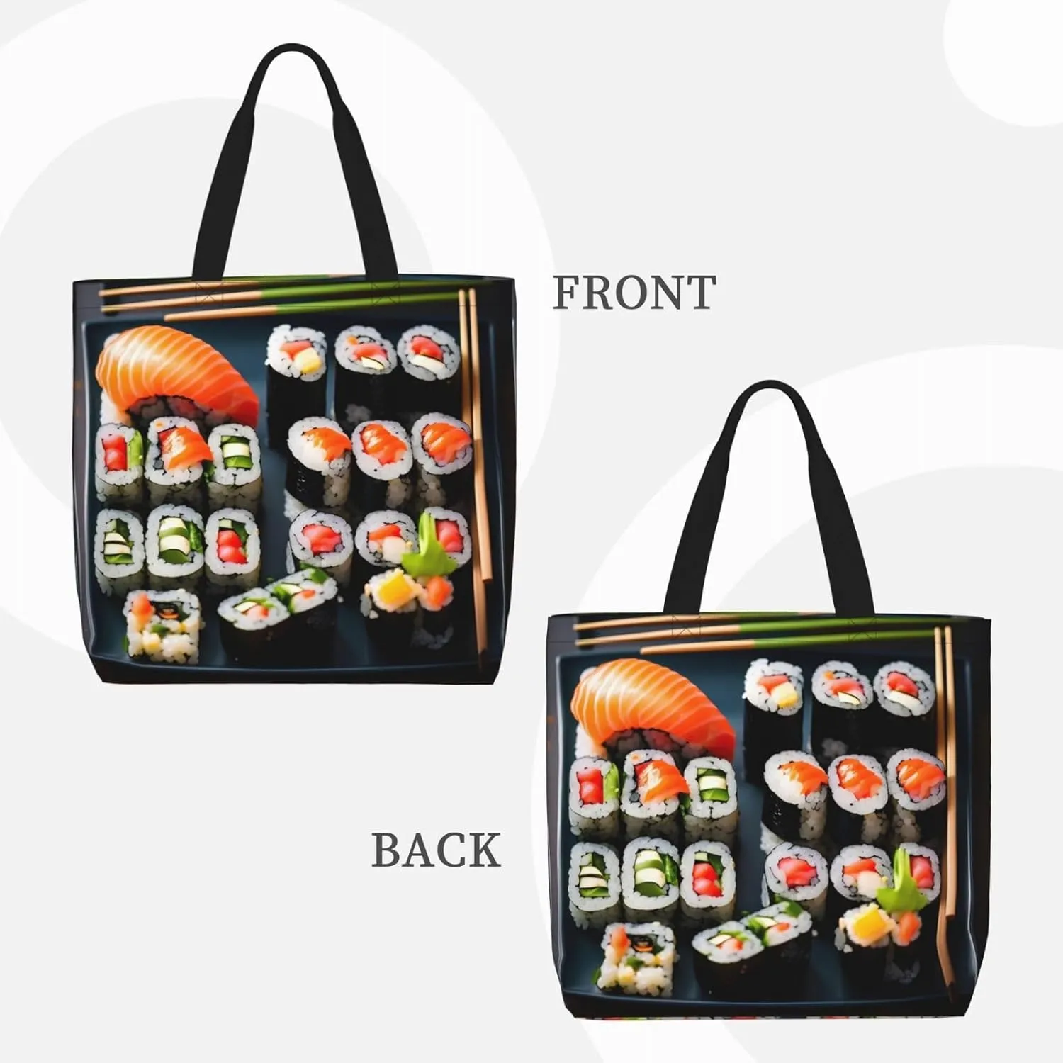 Yellow And Blue Stripes Print Tote Bag Casual Shoulder Bag Handbag Reusable Shopping Travel Bag Gifts For Women