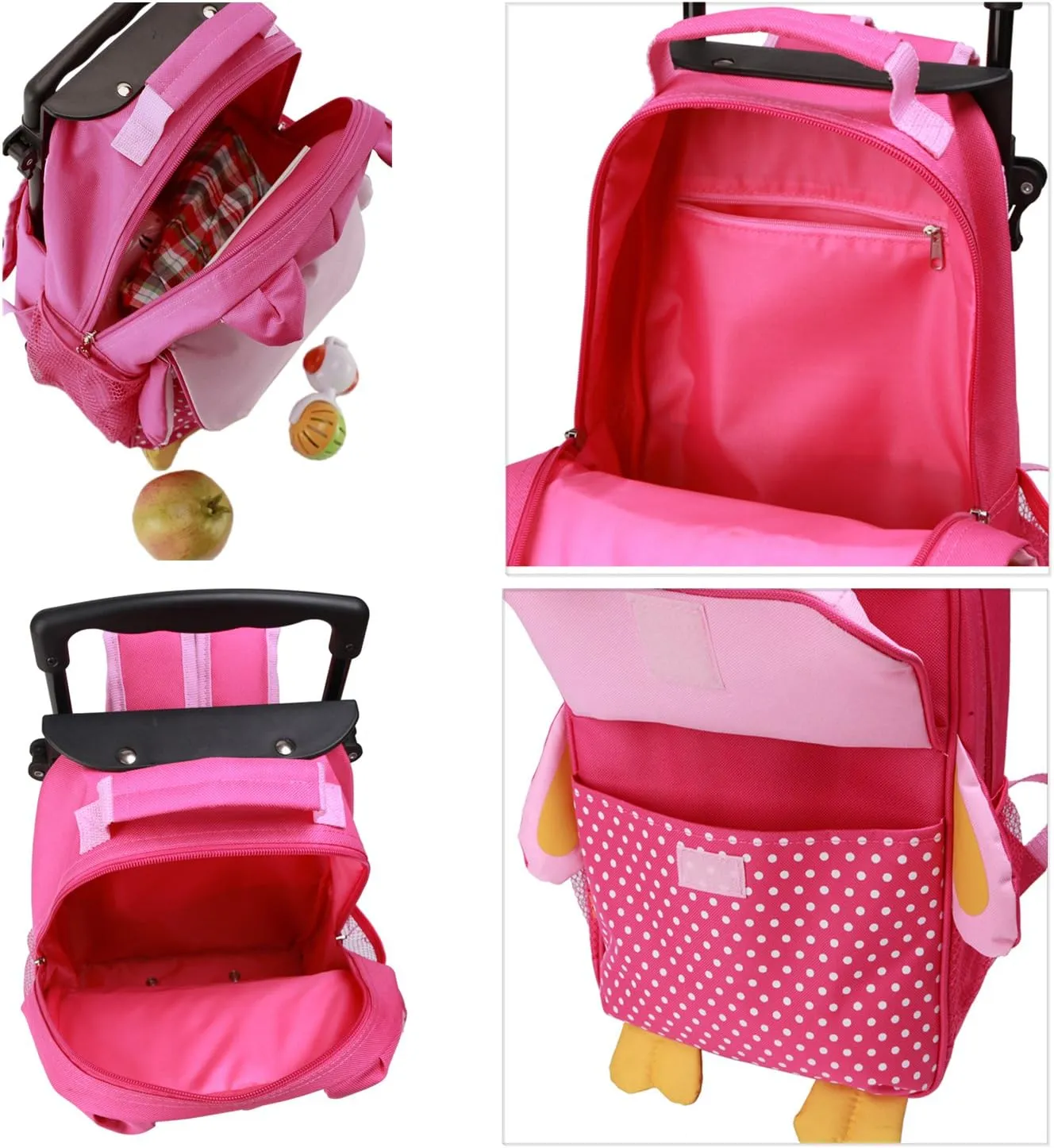 Yodo 3-Way Kids Suitcase Luggage or Toddler Rolling Backpack with wheels