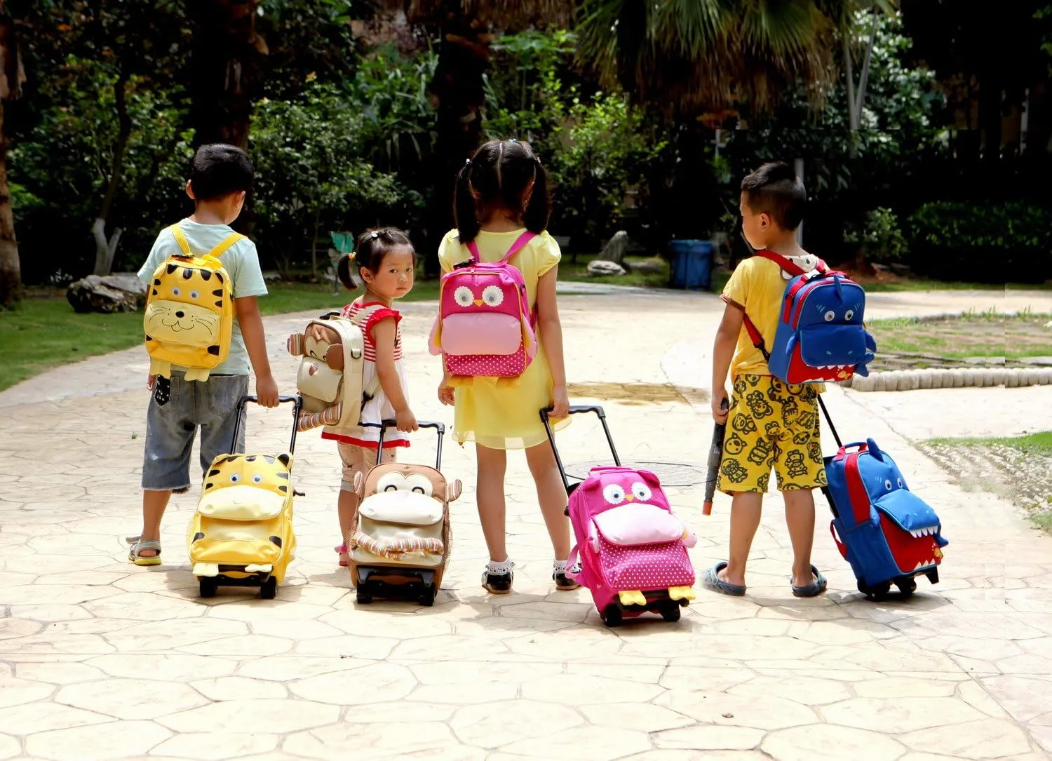 Yodo 3-Way Kids Suitcase Luggage or Toddler Rolling Backpack with wheels