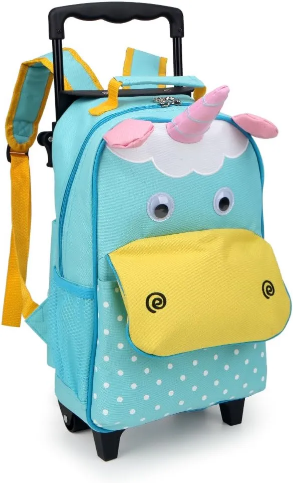 Yodo 3-Way Kids Suitcase Luggage or Toddler Rolling Backpack with wheels