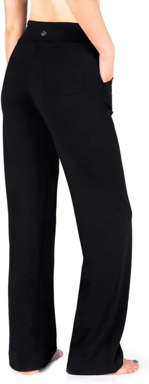 Yogipace Women's Petite/Regular/Tall Straight Leg Loose Fit Yoga Pants Lightweight Lounge Sweatpants