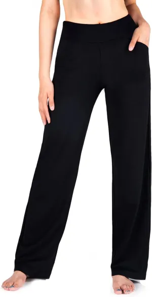Yogipace Women's Petite/Regular/Tall Straight Leg Loose Fit Yoga Pants Lightweight Lounge Sweatpants
