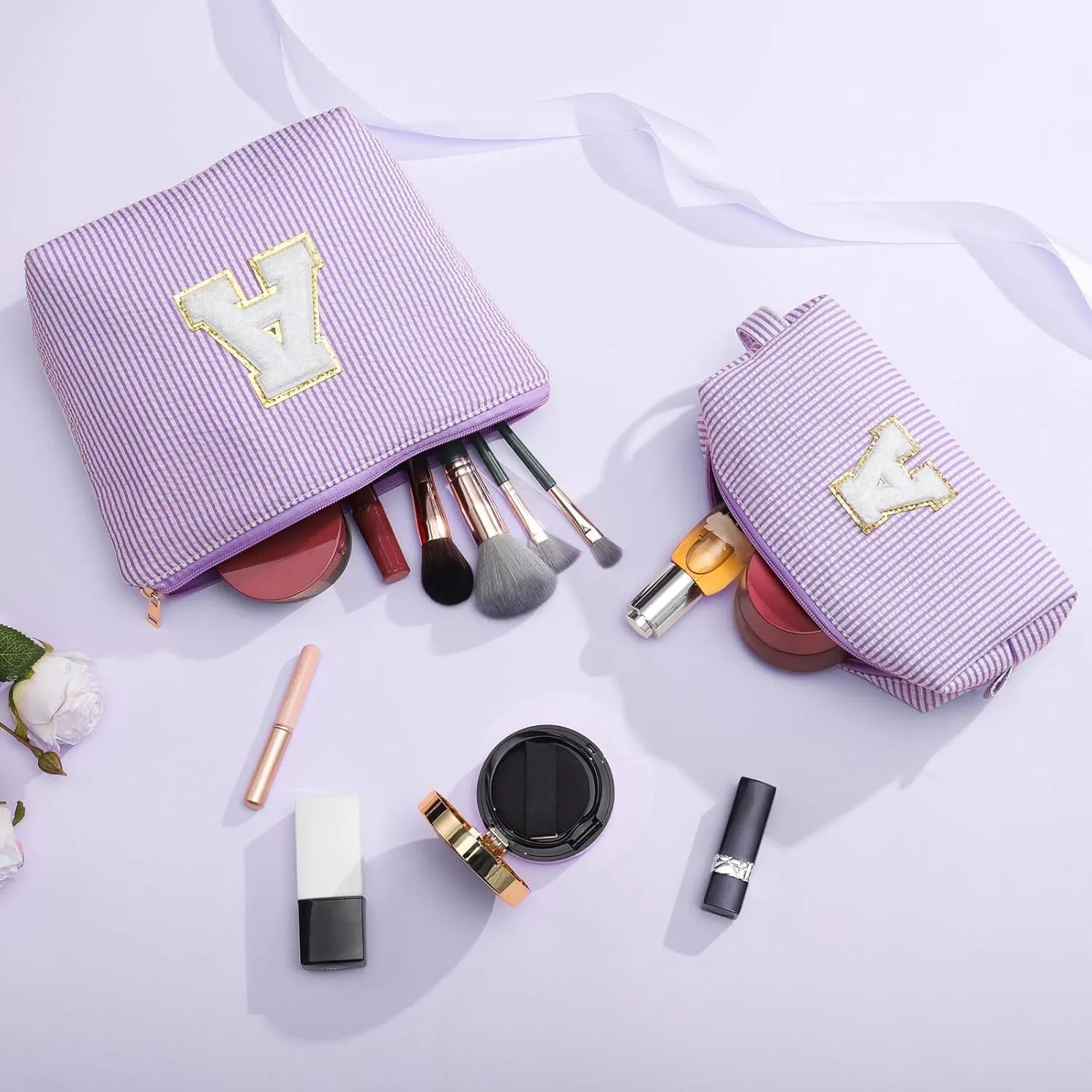 YOOLIFE Gifts for Women, Makeup Bag Make Up Bag Pouch Cosmetics Organizer Bag Cute Makeup Bag Gift for Wife Personalized Best Friend Birthday Gifts Birthday Gifts Sister Daughter Gifts R