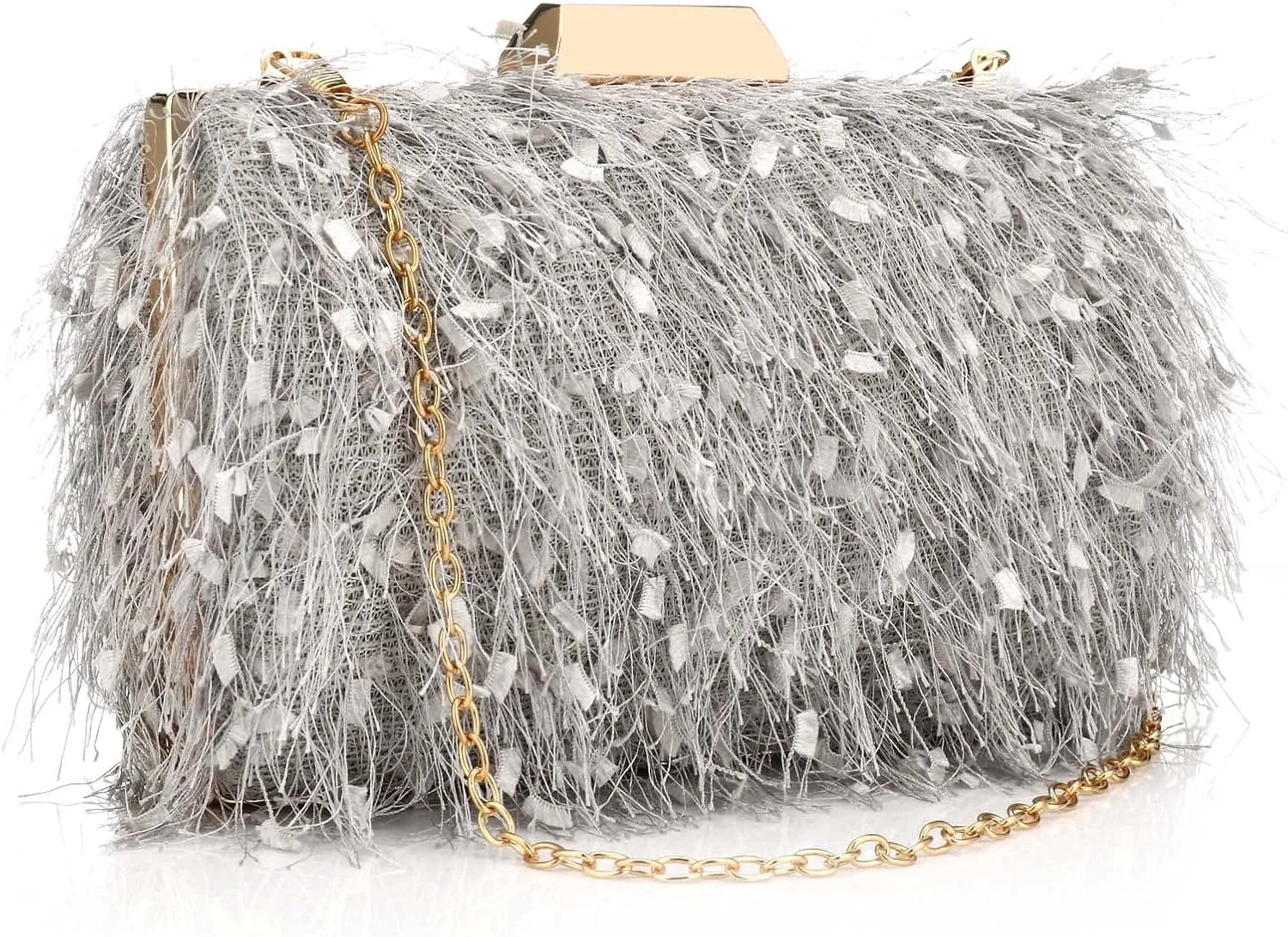 YYW Clutch Purse for Women Cute Handbags Top Handle Evening Bag Crossbody Bag Shoulder Bag for Wedding Party Prom Banquet
