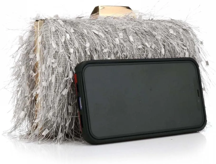YYW Clutch Purse for Women Cute Handbags Top Handle Evening Bag Crossbody Bag Shoulder Bag for Wedding Party Prom Banquet