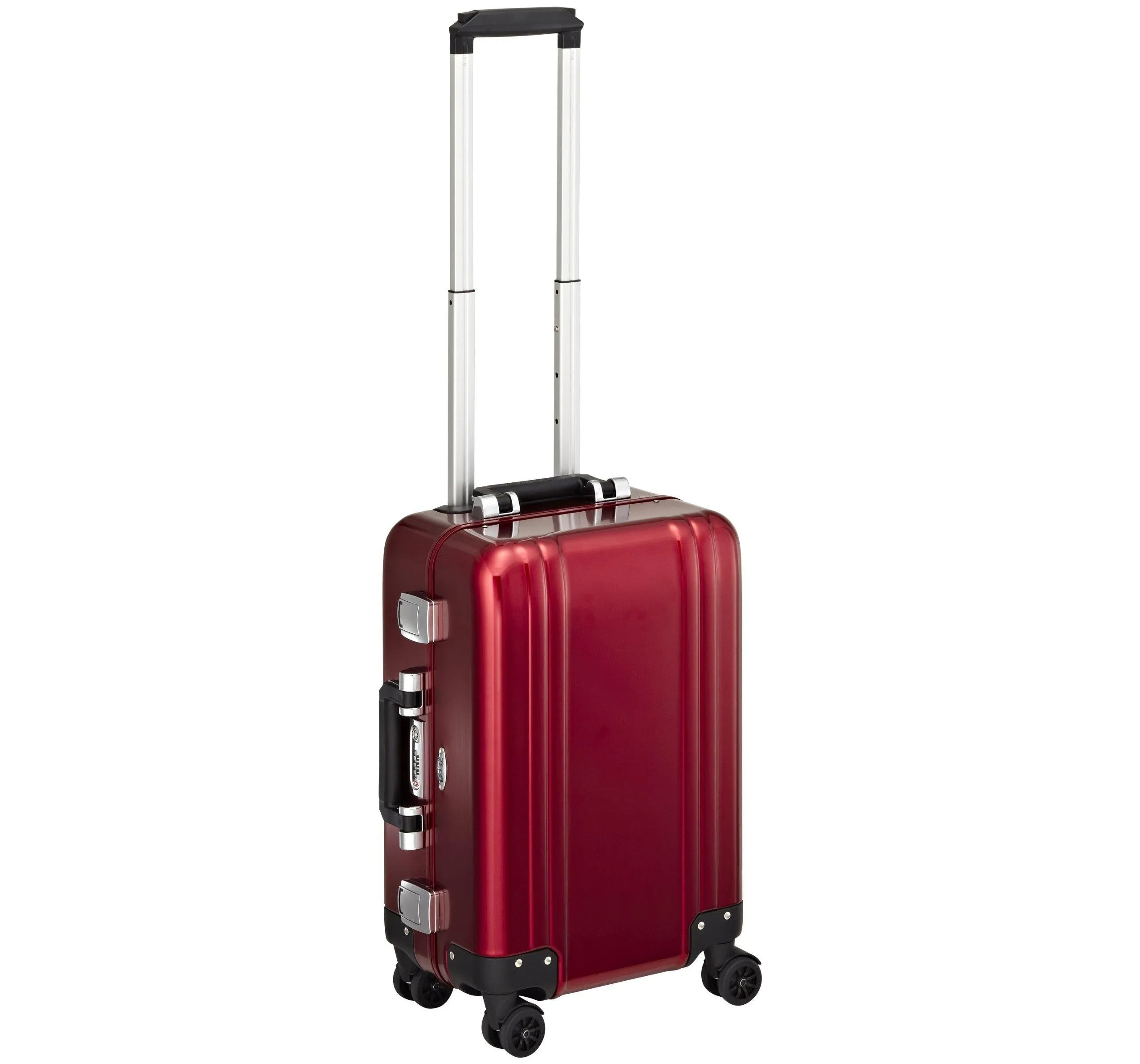 ZERO Halliburton Classic Aluminum Carry On 4 Wheel Spinner Travel Case