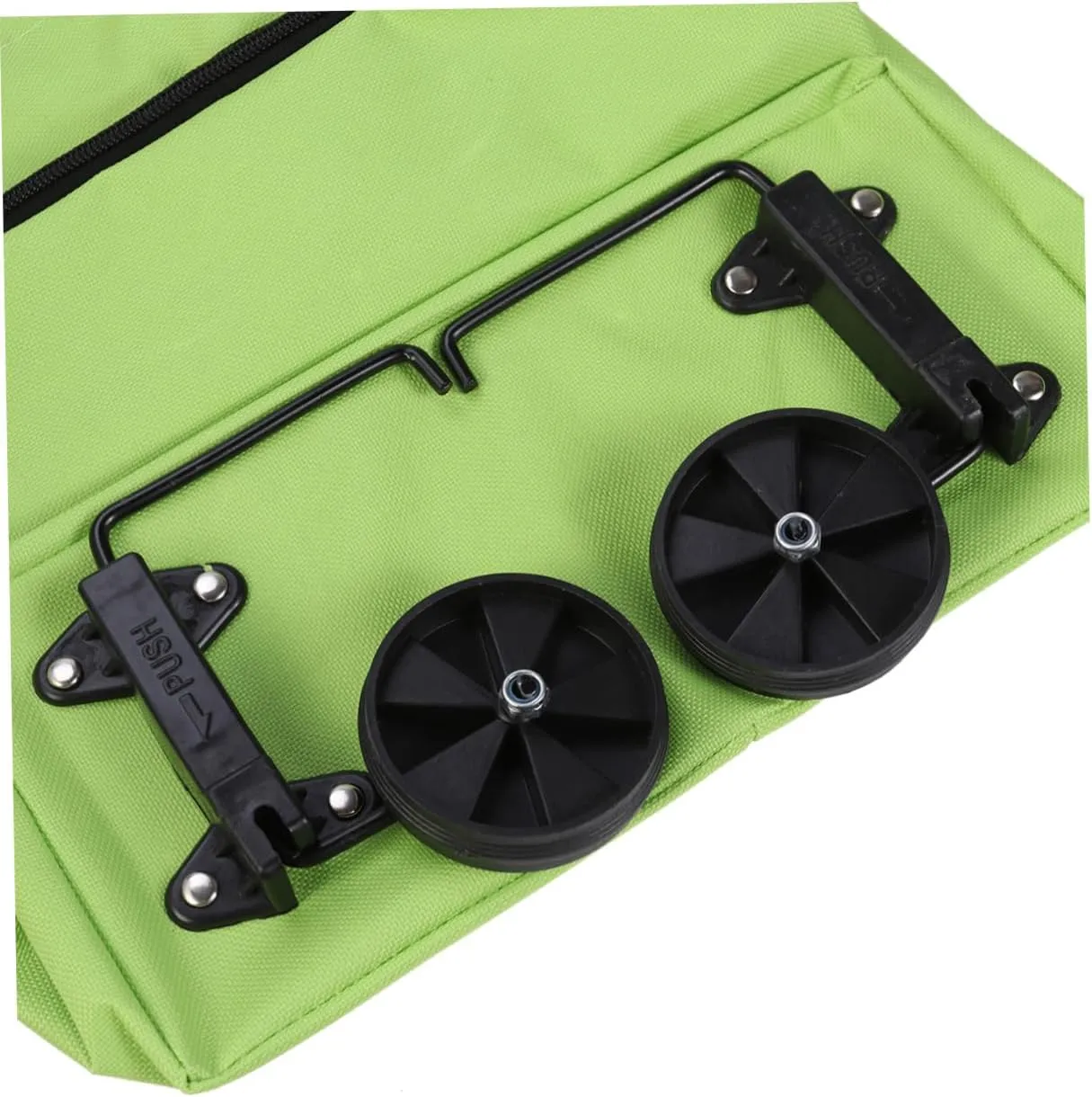 Zerodeko Lightweight Folding Trolley Bag Collapsible Shopping Cart for Travel Gym Sports and Shopping Easy to Store
